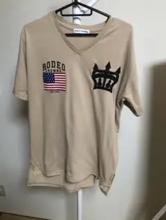 RODEO CROWNS ベージュ Tシャツ FREE