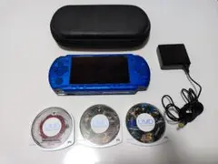 PSP 3000 バイブラントブルー　ゲームソフト
