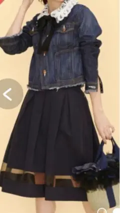 美品⭐️LANVIN en Bleu ランバンオンブルー　スカート　ワンピース
