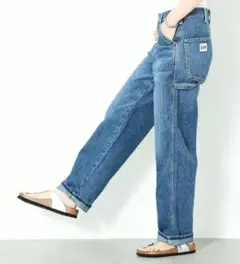 5684 リー LEE レディ―ス ペインターワイドデニムパンツ S