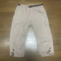AIGLE ハーフパンツ　ウエストゴム ベルト付き