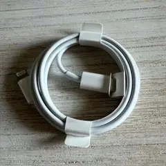 Apple Lightning - USB-C ケーブル ホワイト B