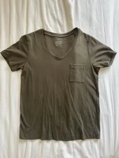 無印　無印良品　ポケット付きvネックTシャツ　半袖　トップス　レディース　婦人