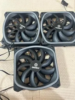 動作未確認☆エナマックス★UCSQARGB12☆PCケースファン☆4個まとめ★☆