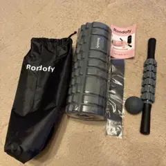 Rondofy 筋膜ローラー グレー 収納袋付き