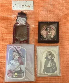 原神 リネ まとめ売り 4点 アクスタ カードケース 金属バッジ