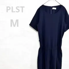 【PLST】美品✨️ ウォームリザーブ サロペット ネイビー 結婚式 入学式 M