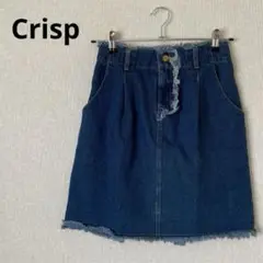 Crisp フリンジデニムミニスカート