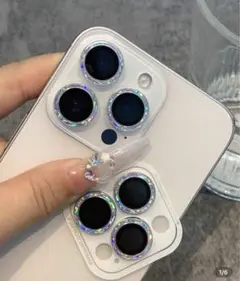 (新品) iPhoneカメラプロテクター　星⭐︎柄