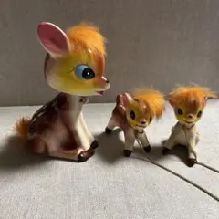 昭和レトロ　バンビ陶器製
