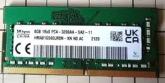 8GB DDR4 メモリ PC4-3200AA x 2