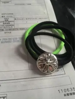 クロムハーツクロスボールヘアゴム ブレスレット