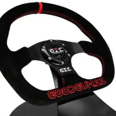 GOODGUN ステアリング 黒 33π GoodGun 33パイオリジナル レザーステアリングブラック