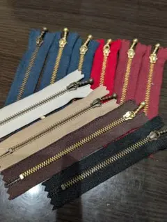 玉付き　12センチ　ファスナー　10個　セット