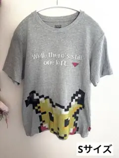 値下げユニクロ　UTGP Nintendo ピカチュウイラストTシャツS グレー