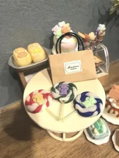 【ハンドメイド】ミニチュアロータスペロペロキャンディお持ち帰りセット付き