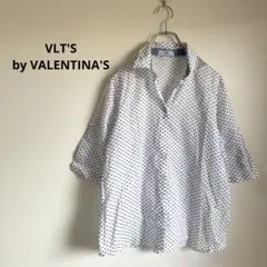 VLT'S by VALENTINA'S ハート柄シャツ イタリア製 サイズM