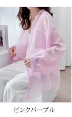 新品　ダークエンジェル　ストライプシャツ　シアーシャツ