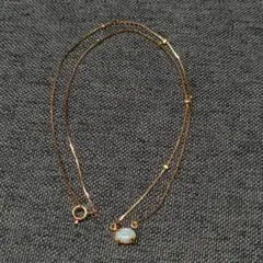 BZ41　オパール　ネックレス　K18GF
