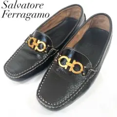 【美品】Salvatore Ferragamo ガンチーニ パンプス レザー