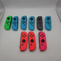 ＜ジャンク品＞ニンテンドーswitch　Joy-Con　ジョイコン　9個セット