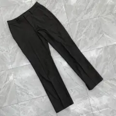 ユニクロ HEATTECH スリムフィット スラックス チャコールグレー S