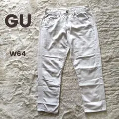【訳あり】✨GU✨ホワイト デニム/アンクル丈