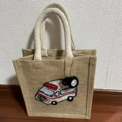 無印ジュートハンドメイド【救急車】