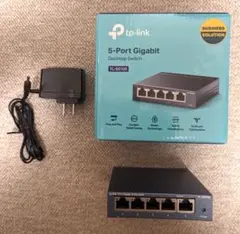【美品】TP-Link　5ポート デスクトップ スイッチングハブ