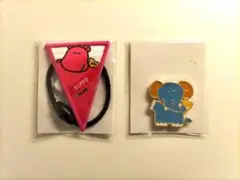 たべっ子どうぶつ LAND マグネットバッジ　ガーランド風バッジ