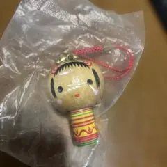 こけし ストラップ 木製 かわいい