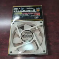 新品Scythe 白い鎌風の風80 P8225S12W-LED 80mmファン