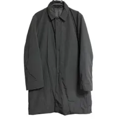 無印良品 撥水/中わた ステンカラーコート 紳士Ｌ・黒