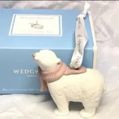 ウェッジウッド(Wedgwood)ホリデイ オーナメント ベア ピンク 2021