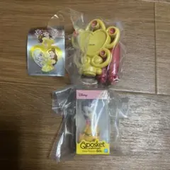 Qposket ベル フィギュア　ステッキ　セット売り