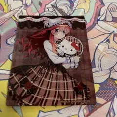 五等分の花嫁　TSUTAYA サンリオ　アクリルカード　中野五月