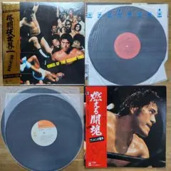 アントニオ猪木 燃える闘魂 LP レコード 2枚組 2025年最新】燃える闘魂 LPの人気アイテム - メルカリ