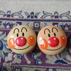 アンパンマン 缶 2個セット フジヤ