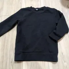 黒の長袖トレーナー 95サイズ