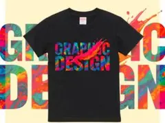 【新品】Tシャツ グラフィック デザイン カラフル アート
