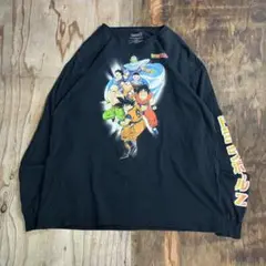 00s ドラゴンボールZ ロンT ブラック 長袖 Tシャツ オールスター アニメ