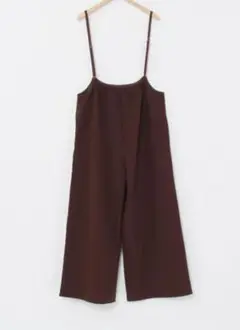 コーエン　ブラウン サロペット ワイドパンツ　フリー