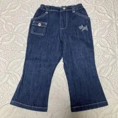 ポンポネットデニムパンツ