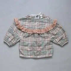 【新品未使用】LiiLu ブラウス 12M