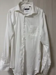 【美品】ホワイト ワイシャツ 41/88 NON IRON
