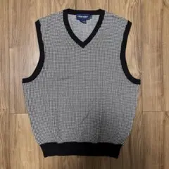 古着 90’s Polo Golf 千鳥格子 ニットベスト