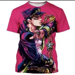 月末セール★新品未使用 Tシャツ Sサイズ ジョジョ イラスト ピンク