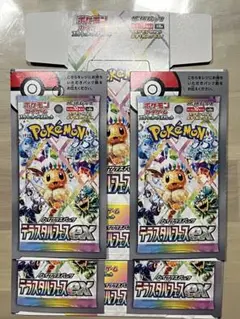 テラスタルフェスex 空箱　2箱　ペリペリ付き