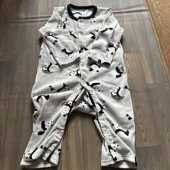 パンダ柄ロンパース 70-80cm