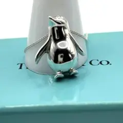 TIFFANY&CO.【美品】ペンギンモチーフネックレス　希少シルバー 箱付き